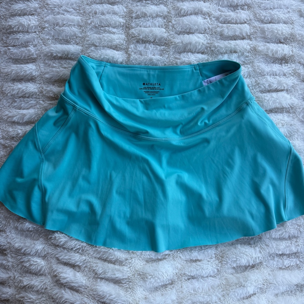 Athleta Women's Tennis Skirt Aqua Blue Sz Medium